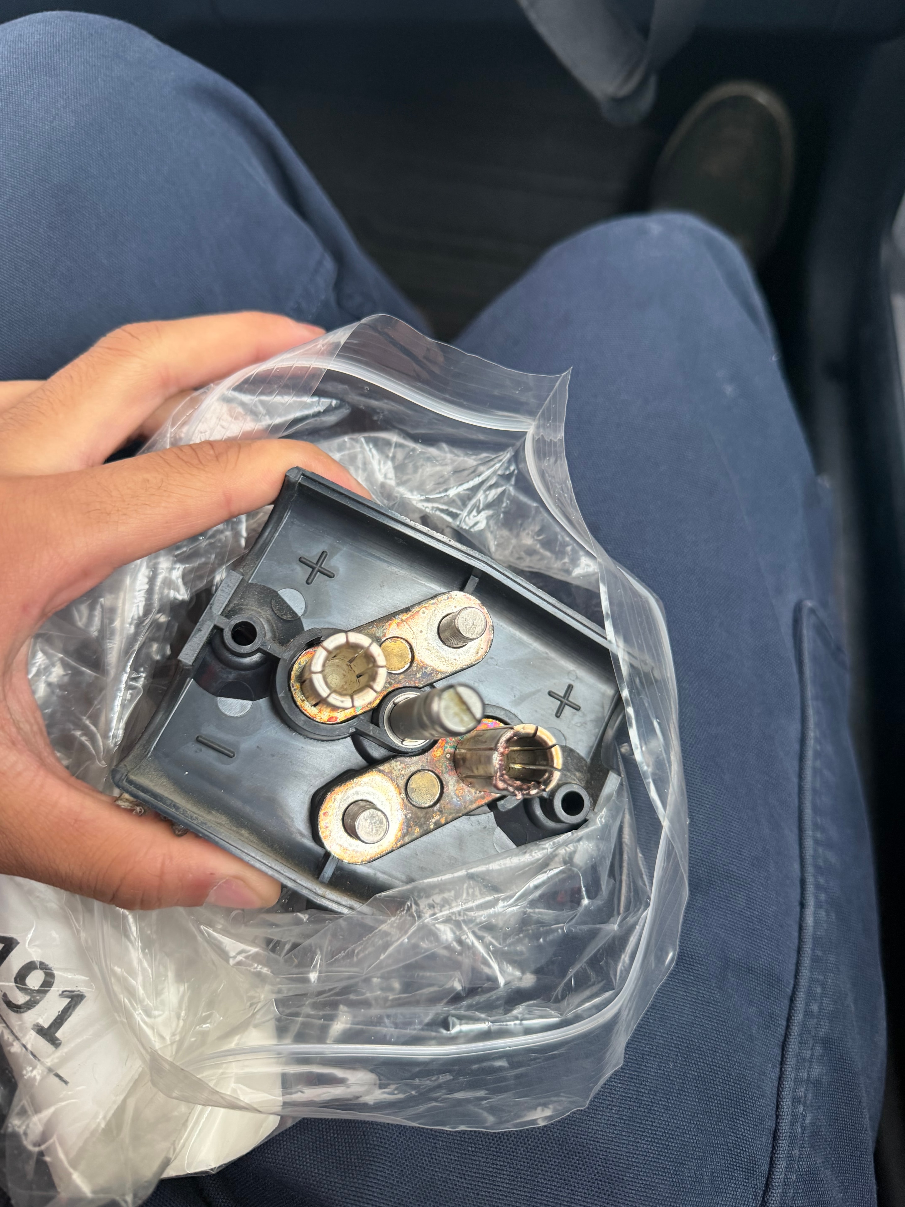 Aircraft electrical component inspection